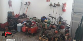 Scoperto deposito con attrezzature agricole rubate: denunciato 29enne per ricettazione