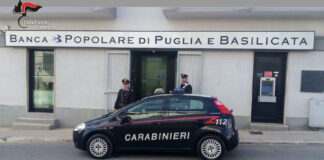 Rapinaro banca a Palagianello: arrestati tre pregiudicati cerignolani