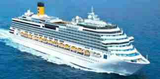 Coronavirus: Costa Favolosa a Taranto, l’equipaggio è in quarantena