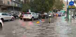Pioggia abbondante, chiuso al traffico il sottopasso di via Ancona