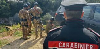 Scoperto cimitero d’auto rubate nella gravina di Triglio