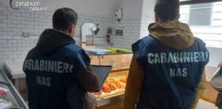 Sequestrati dai NAS di Taranto 200 chilogrammi di alimenti in cattivo stato di conservazione e invasi da parassiti