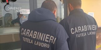 Attività imprenditoriali sotto la lente del N.I.L. Taranto, individuati 8 lavoratori “in nero”