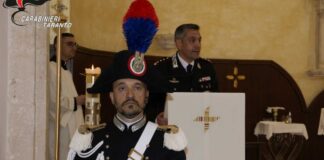 I Carabinieri di Martina Franca commemorano il sacrificio dell’Appuntato Antonio Chionna