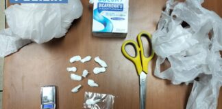 Via Crispi, spacciava cocaina in casa: arrestato un 45enne tarantino