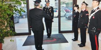 Il saluto del Generale di Divisione Mannucci Benincasa ai militari dell’Arma del Tarantino