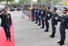 Visita di Commiato del Comandante regionale Puglia della Guardia di Finanza